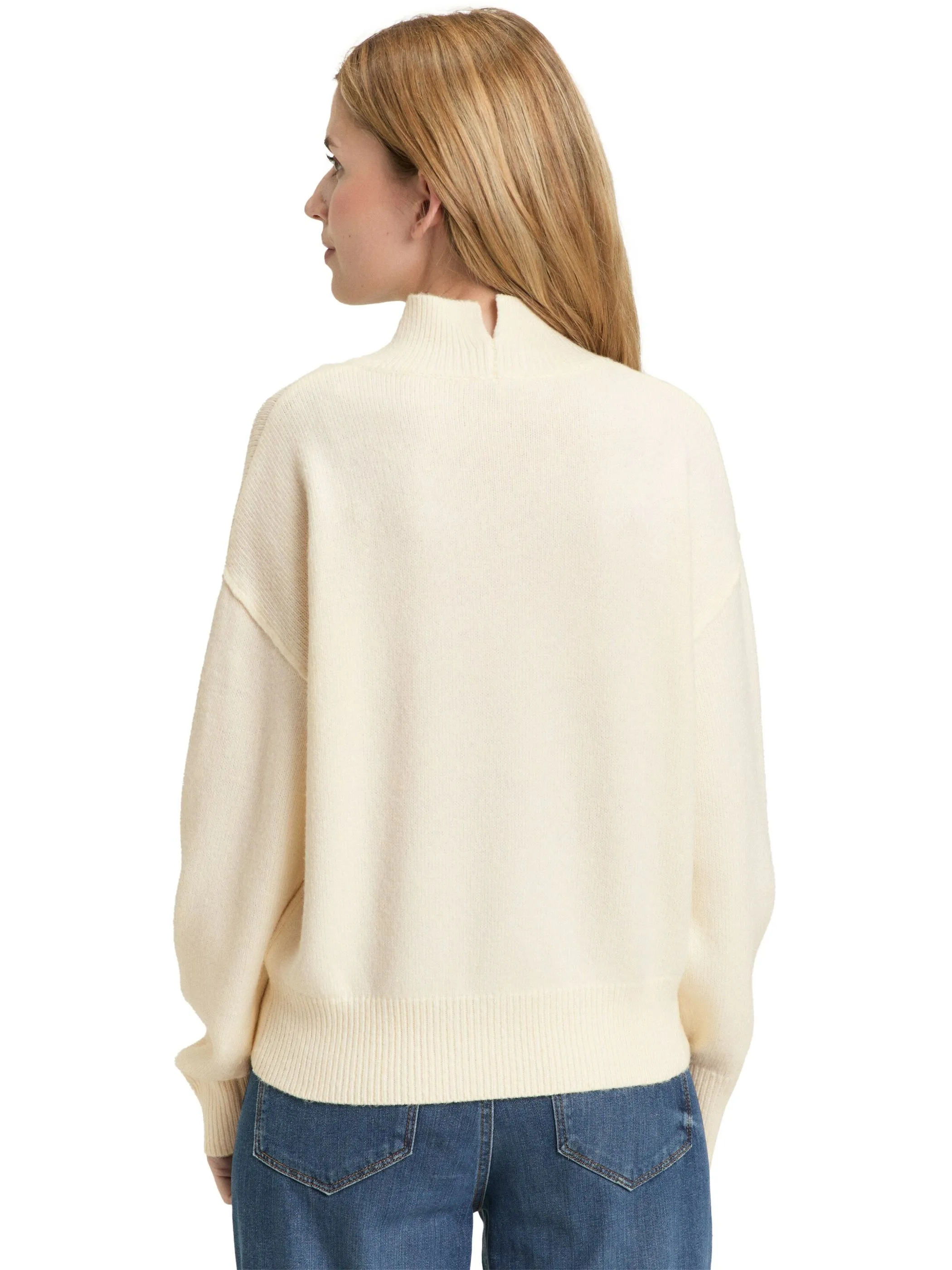 Tom Tailor 1049190 knit mock-neck Weiß 918875 10315 2